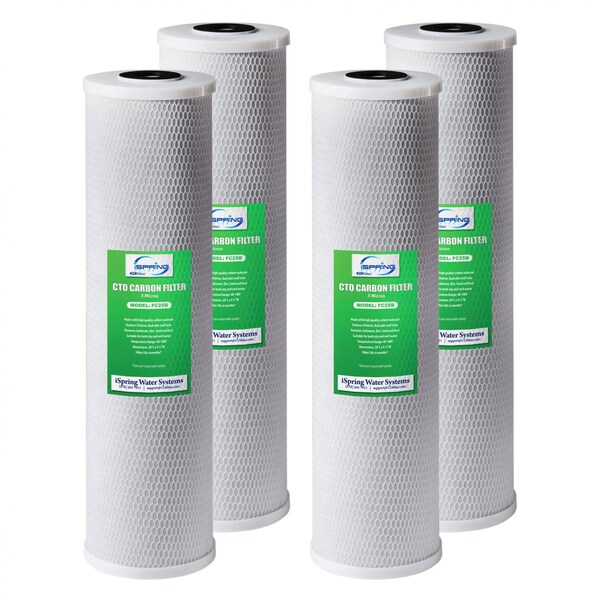 45 x 20 Whole House Water Filter CTO Carbon Block 4PK